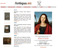 Tablet Screenshot of antiqua.mi.it